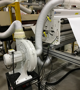 Tratamiento de superficie para línea de extrusión de película fundida