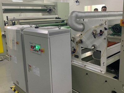 Tratamiento de superficie para línea de extrusión de película fundida