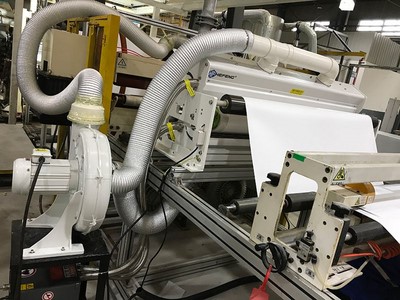 Tratamiento de superficie para línea de extrusión de película fundida